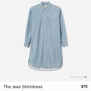 Jean shirtdress (pockets!)
